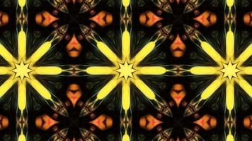 Colorful Symmetric Kaleidoscope Movement video