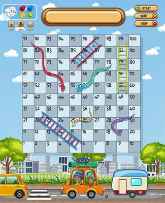 Snake Ladder board game