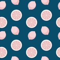 Abstract Citrus Seamless Pattern Background Vector Illustration