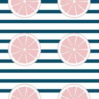 Abstract Citrus Seamless Pattern Background Vector Illustration