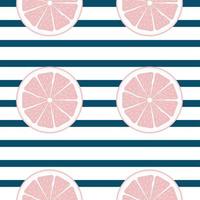 Abstract Citrus Seamless Pattern Background Vector Illustration