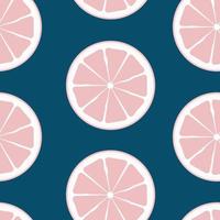 Abstract Citrus Seamless Pattern Background Vector Illustration