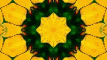 buntes und symmetrisches Kaleidoskop video