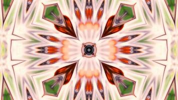 buntes und symmetrisches Kaleidoskop video