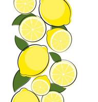 Abstract Lemon Natural Background Vector Illustration