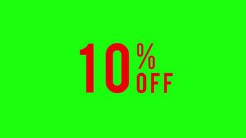 10 Percent Sale Motion Graphics video