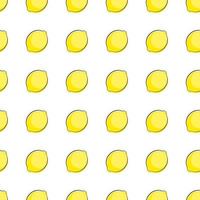 Abstract Lemon Seamless Pattern Background Vector Illustration