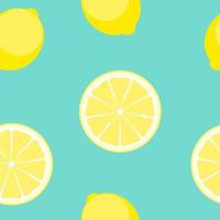 Abstract Lemon Seamless Pattern Background Vector Illustration