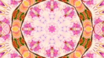 Abstract Colorful Kaleidoscope Movement video