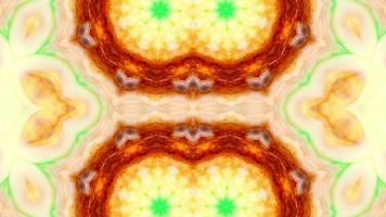 mouvement abstrait coloré de kaléidoscope video