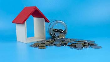 Inversión inmobiliaria, planificación financiera de hipotecas de viviendas y concepto de refinanciación de viviendas inmobiliarias