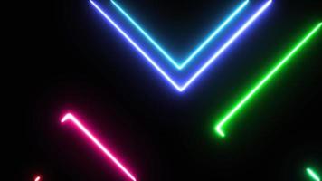 Neon executando fundo de tecnologia de lasers