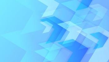 Abstract geometric blue arrows modern background. vector