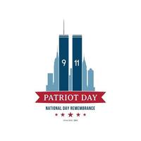 Patriot Day September 11, 2001. National Day Remembrance.