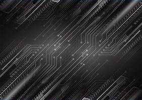 cyber circuit future technology concept background vector