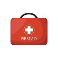 hospital first aid kit vector