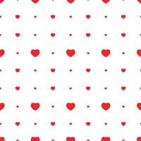 Abstract Love Heart Seamless Pattern Background. Vector Illustration