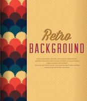 retro background design vector