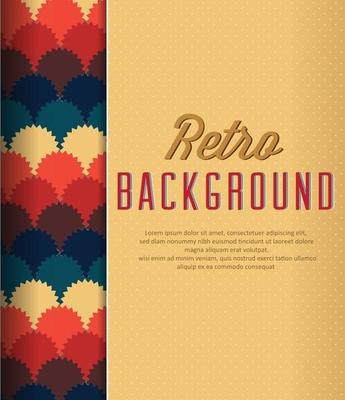 retro background design