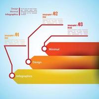 Info graphic minimal vector