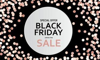 Black Friday Sale Banner Template. Vector Illustration