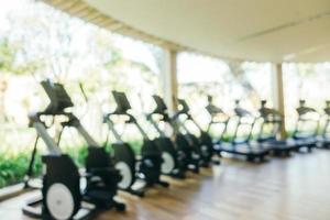 Abstract blur and defocused fitness equipment and gym photo