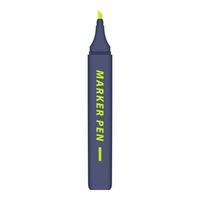 School stationery vector element scissors marker pen