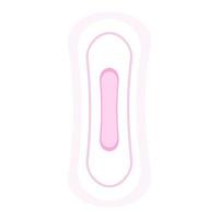 Cartoon vector illustration object Sanitary napkin