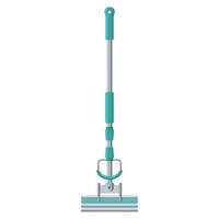 Cartoon vector illustration housework equipment tool mop