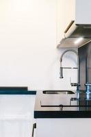 Faucet and sink decoration in kitchen room photo
