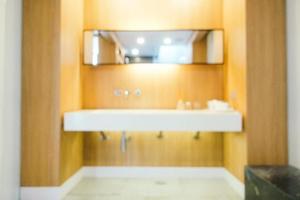 Abstract blur defocused bathroom and toilet interior photo