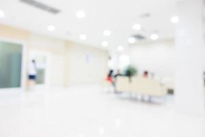 Abstract blur hospital and clinic photo