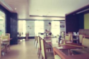 Desenfoque abstracto restaurante y cafetería desenfocado foto