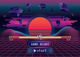 space theme Game zone game icon background vector