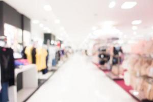 Abstract blur department store with shopping mall photo