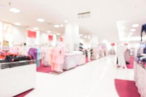 Abstract blur department store with shopping mall photo