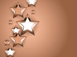 Abstract Glossy Star Background. Vector Illustration