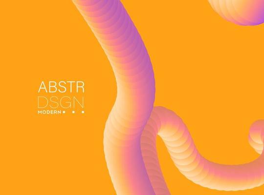 Abstract Fluid Colors Background Shape Modern
