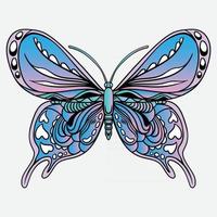 ilustración vectorial mariposa vector