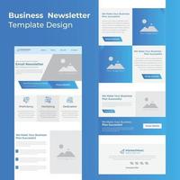 El último diseño de correo electrónico limpio y moderno para el lanzamiento de productos de comercio electrónico concurso de posicionamiento de marca. vector