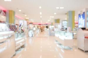 Abstract blur shopping mall photo