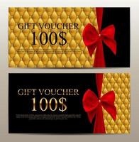 Luxury Members, Gift Card Template for your Business Vector Illustration