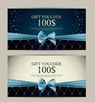 Gift Voucher Template For Your Business. Vector Illustration