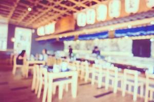 Abstract blur restaurant photo