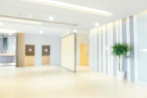 Abstract blur beautiful and luxury hotel lobby interior photo