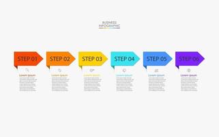 Business data visualization timeline infographic icons designed for abstract background template vector