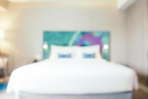 Abstract blur bedroom photo