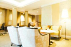 Abstract blur and defocused hotel looby and lounge photo