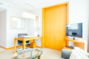 Abstract blur and defocused living room interior photo