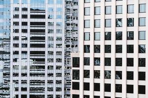 Window pattern textures of building photo